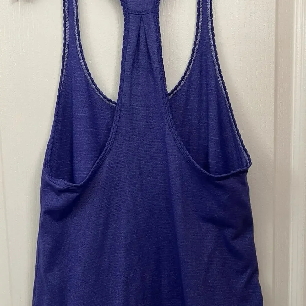 Lululemon 105 F Singlet Heathered Bali Breeze Tank Top size 4